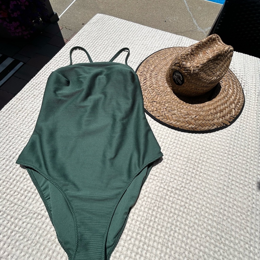Chic Green One-Piece Swimsuit